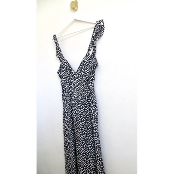 RESA Jilly Jumpsuit Wide Leg Polka Dot Black White SZ XS - Picture 6 of 9